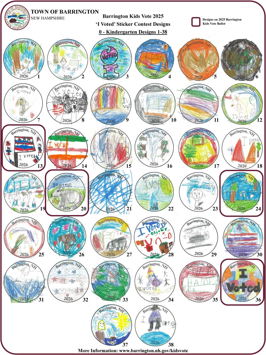 2025 0-K Sticker Designs