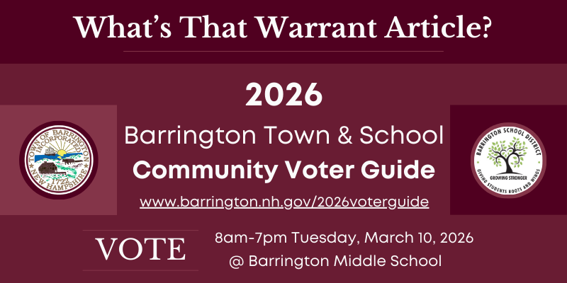 2026 What's That Warrant Article
