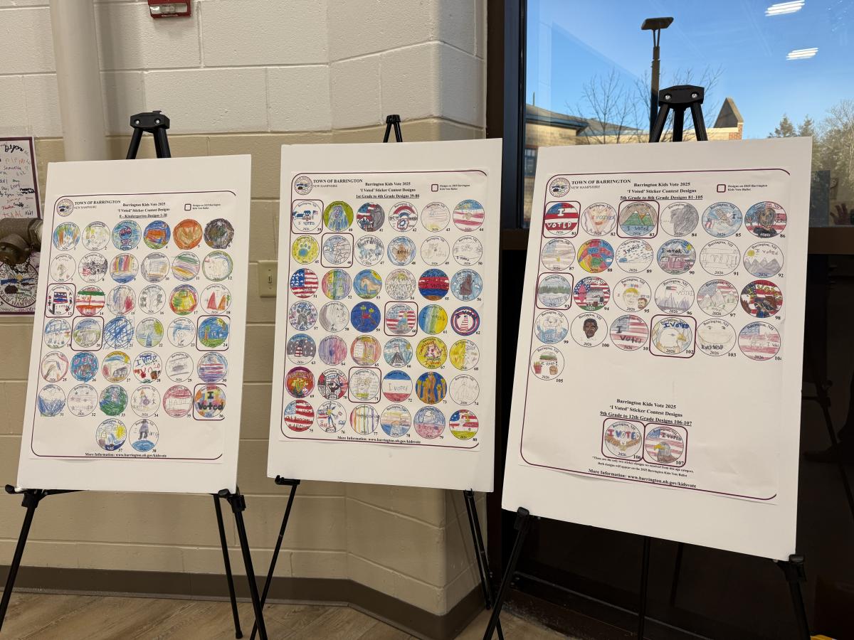 2025 Kids Vote Sticker Boards