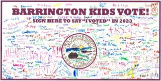 2023 Barrington Kids Vote Banner