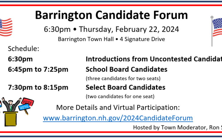 2024 Candidate Forum Details